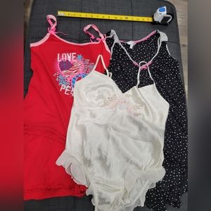Women's sleepwear,  2 sets and one bodysuit,  all size Medium,  good condition